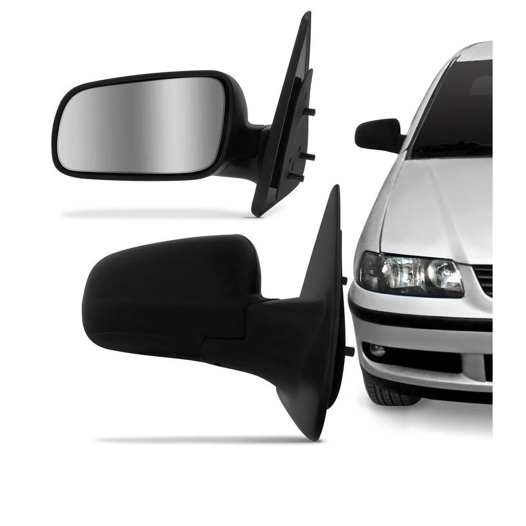 Espelho Retrovisor Parati Gol G3 G4 2 Portas Lado Esquerdo em Oferta na Shopee