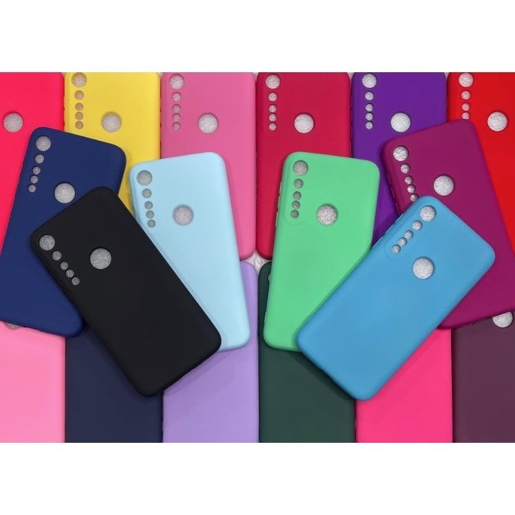 Capa Capinha Case Moto Motorola G8 Plus Silicone Aveludado Protetora Colorido em Oferta na Shopee
