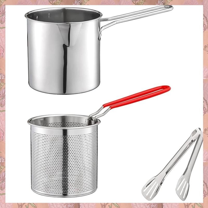 [B J R W] Panela De Fritura Profunda Tempura Japonesa Com Cesto Coador Para Frango Frito em Oferta na Shopee