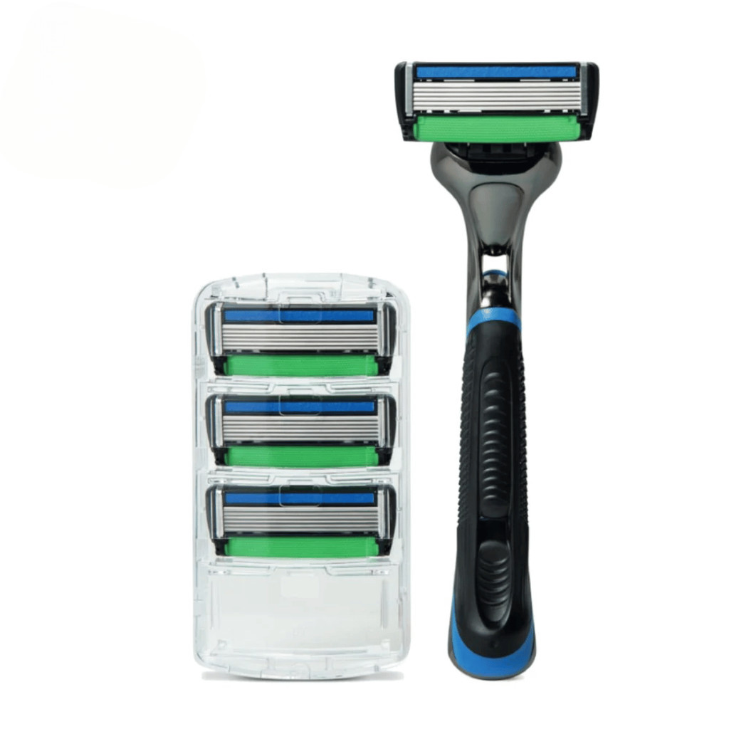 Kit Aparelho de Barbear The Razor 6 + 5 Recargas Dr. Jones