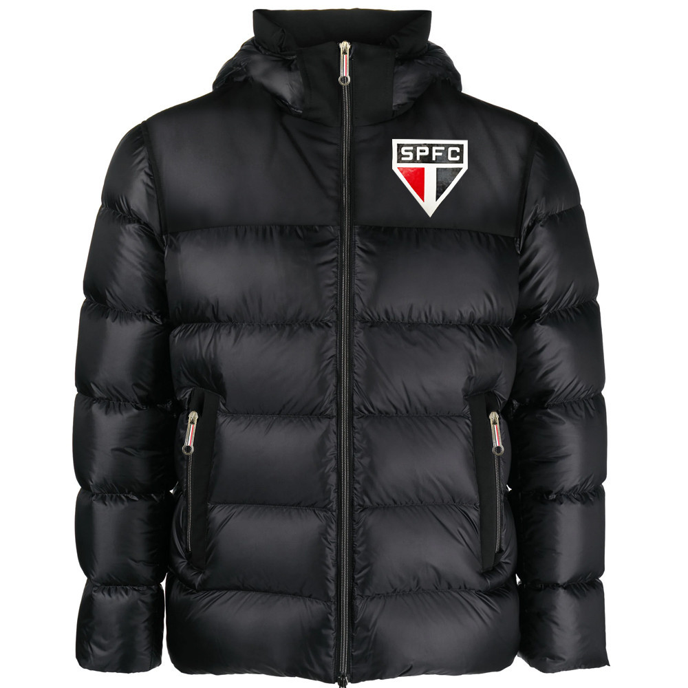 Jaqueta Puffer São Paulo SPFC Bobojaco com Capuz Masculina Oficial em Oferta na Shopee