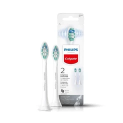 Refil Escova Dental Eletrica Philips Colgate SonicPro Limpeza Profunda 2 Unidades