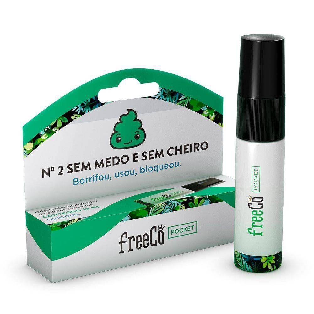 Freecô Bloqueador Odores Pocket Com 15Ml em Oferta na Shopee