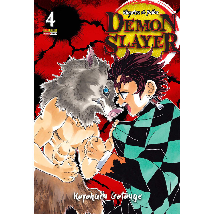 Demon slayer - kimetsu no yaiba vol. 4 - Mangá | Livro Novo | Português