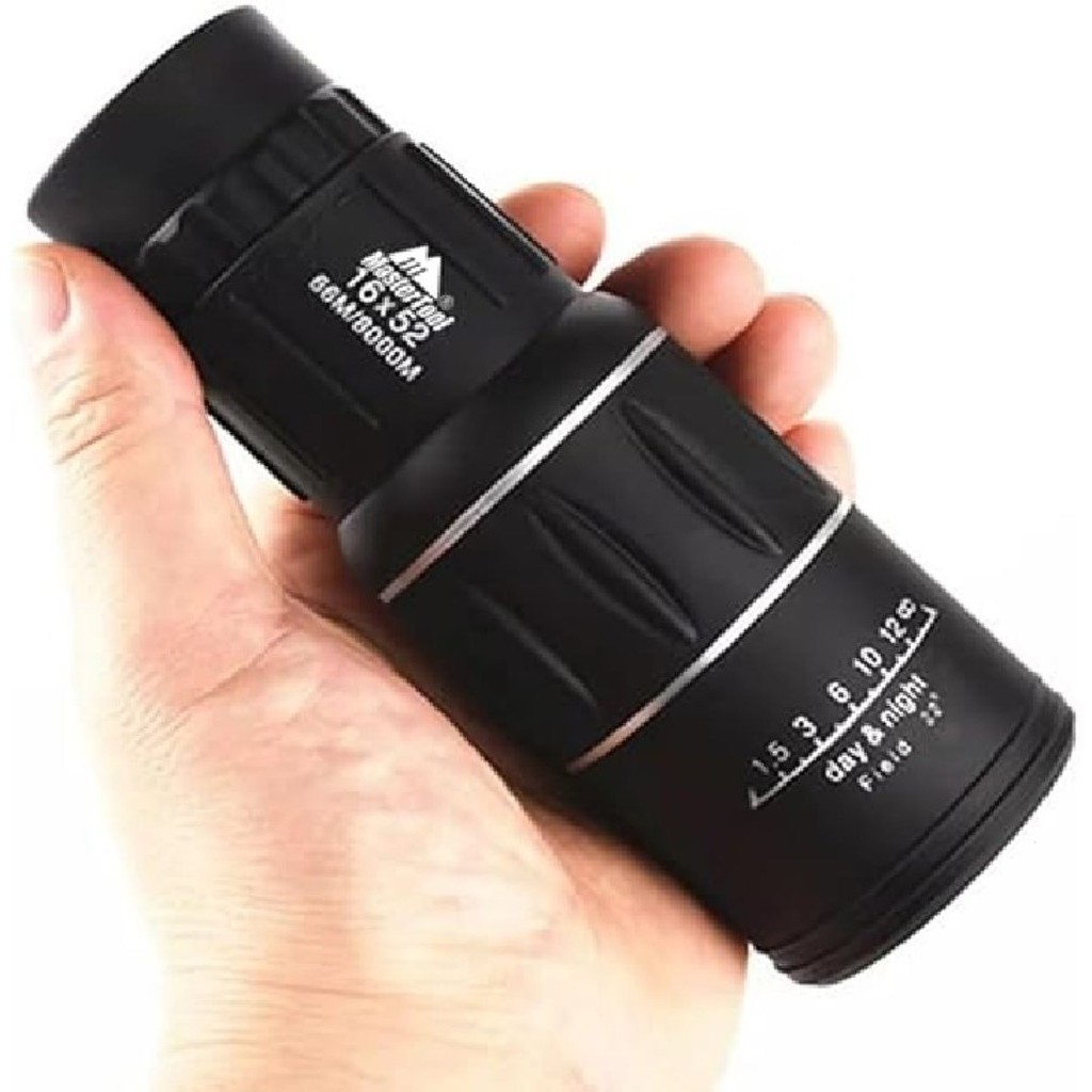 Monóculo Luneta Telescópio 16x52 Alta Nitidez Top Linha