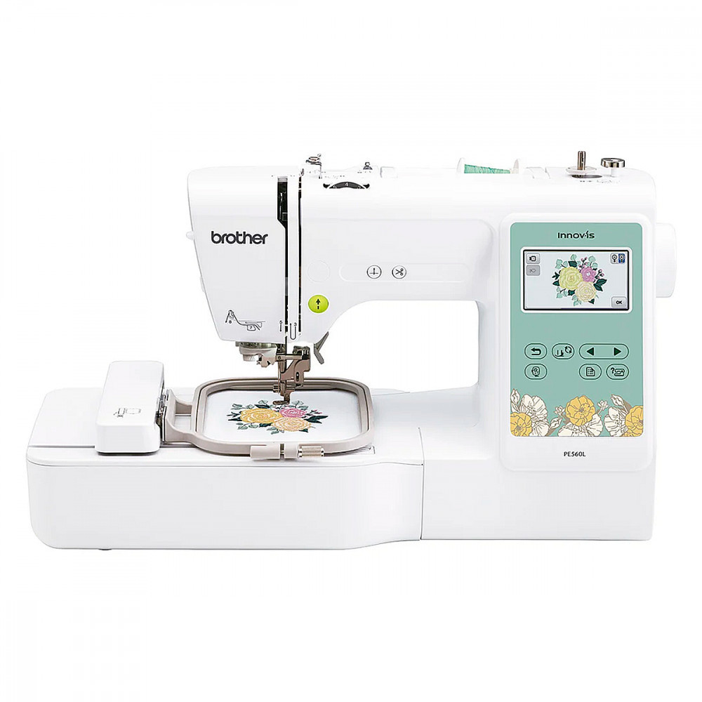 Máquina De Bordado Brother Eletrônica Touch 3,6 LCD USB WIfi 220V Branco - PE560LBRDV - Home Appliances