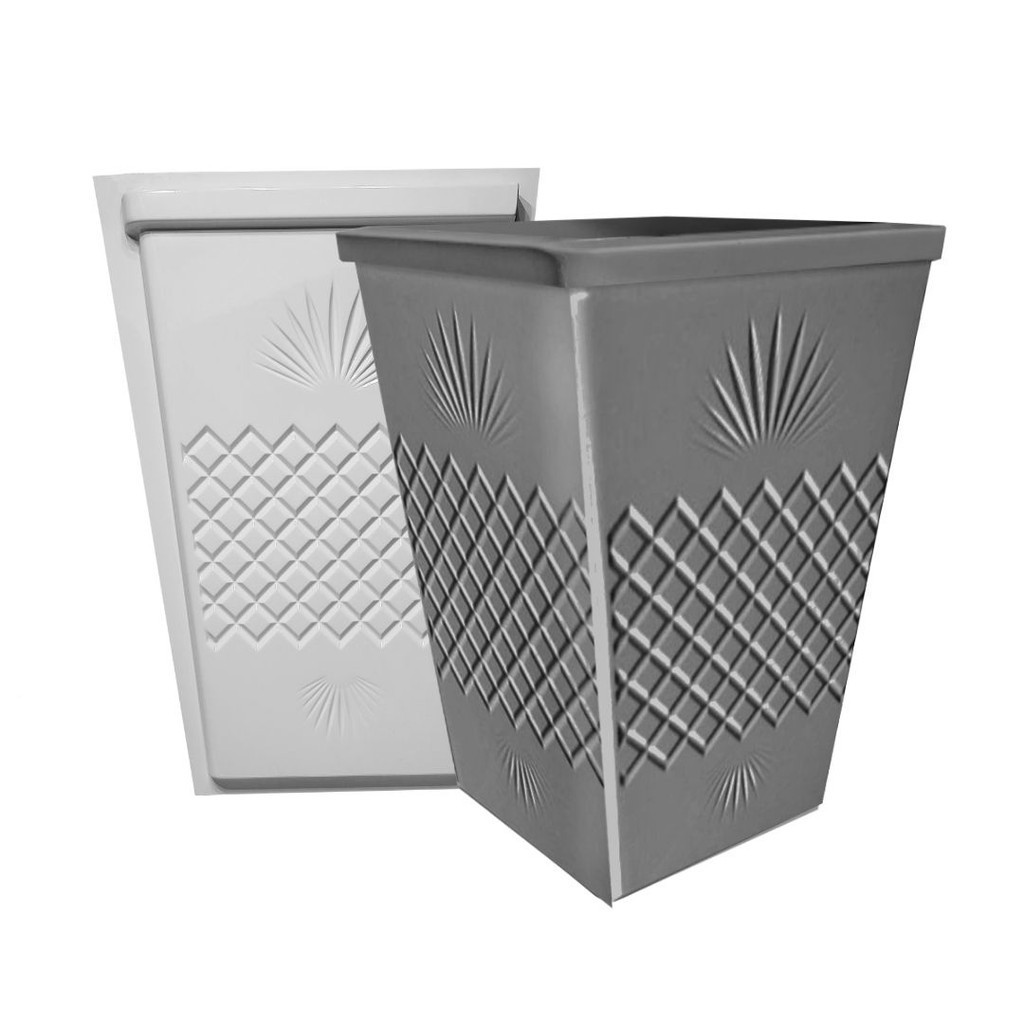 Forma Para Fabricar Vasos de Jardim Grande 58x37cm
