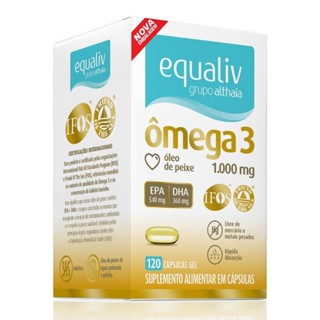 EQUALIV ÔMEGA 3 COM 120 CÁPSULAS em Oferta na Shopee
