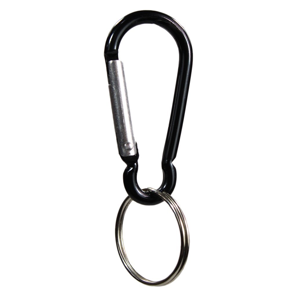 Chaveiro Mosquetão Colorido Alumínio 4,6cm Com Argola Para Cargas Leves