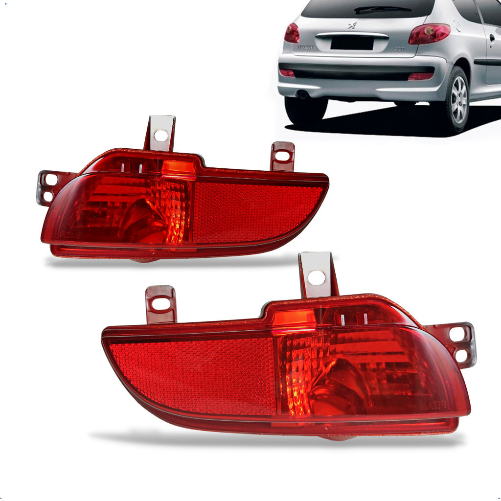 Lanterna Traseira Peugeot 207 Anti Neblina 2008 A 2015 Fitam em Oferta na Shopee