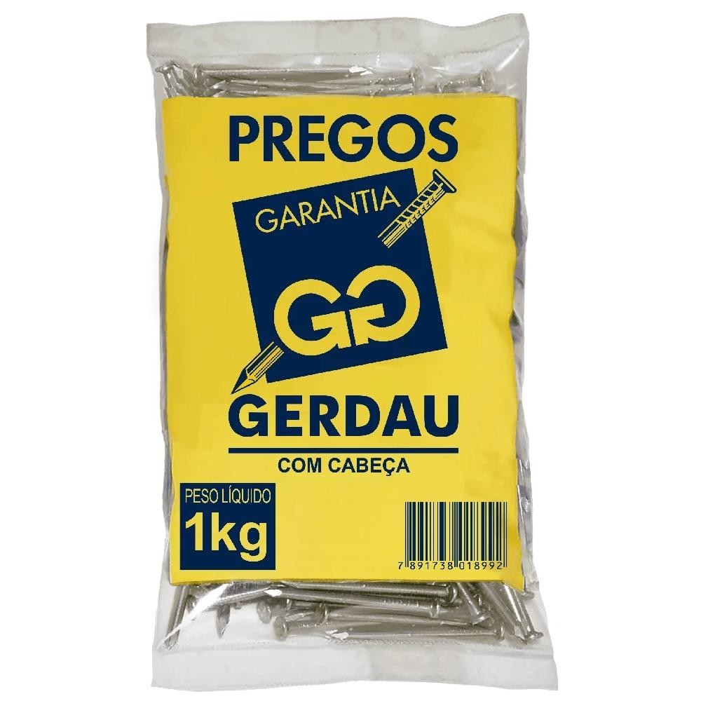 Prego Gerdau 19x39 - 1Kg - Home & Living