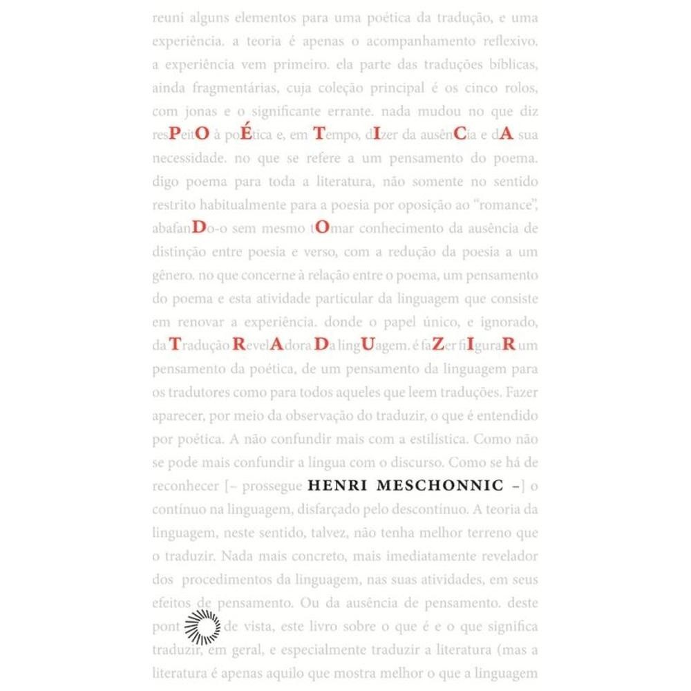 Poética do traduzir - Perspectiva