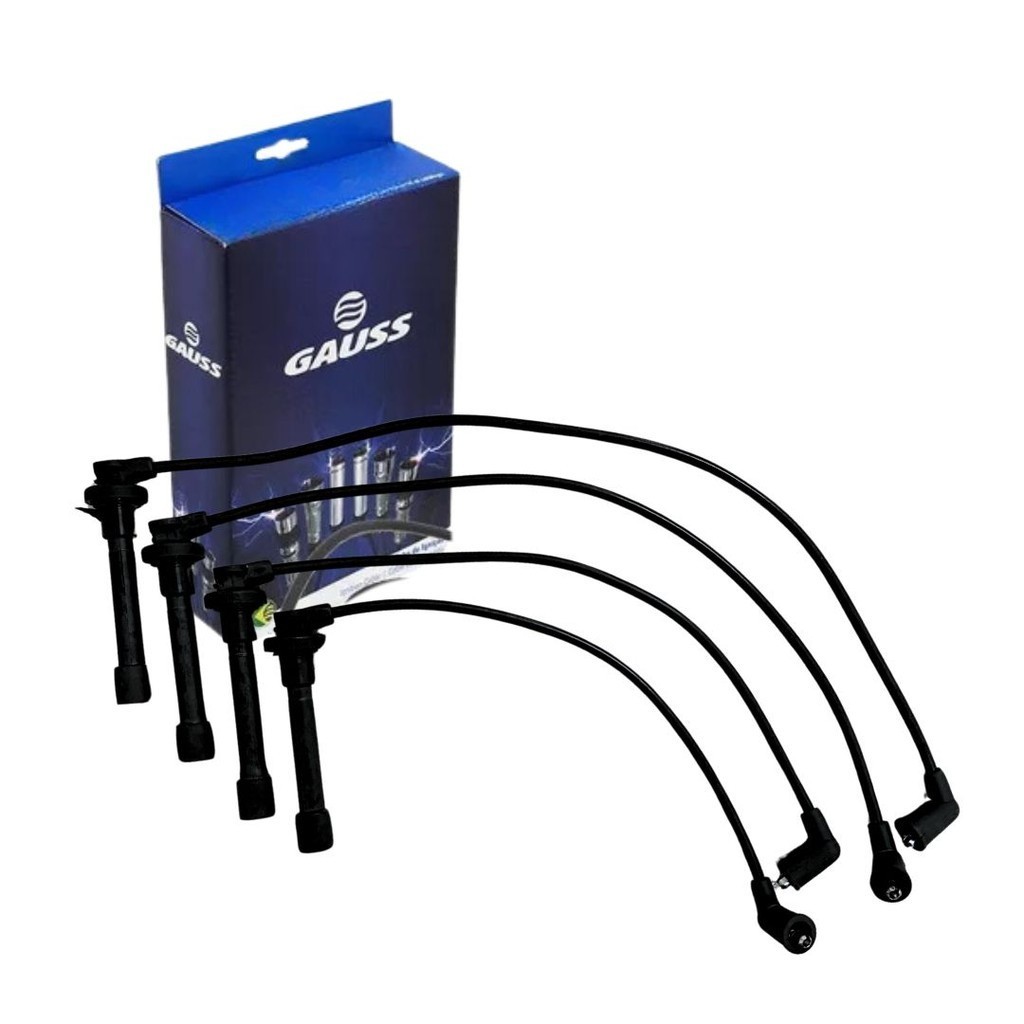 Jogo 4 Cabo de Ignição Velas Para Honda Civic 1.6 16v 1996 a 2000 Gasolina GNV GC5074 Gauss em Oferta na Shopee