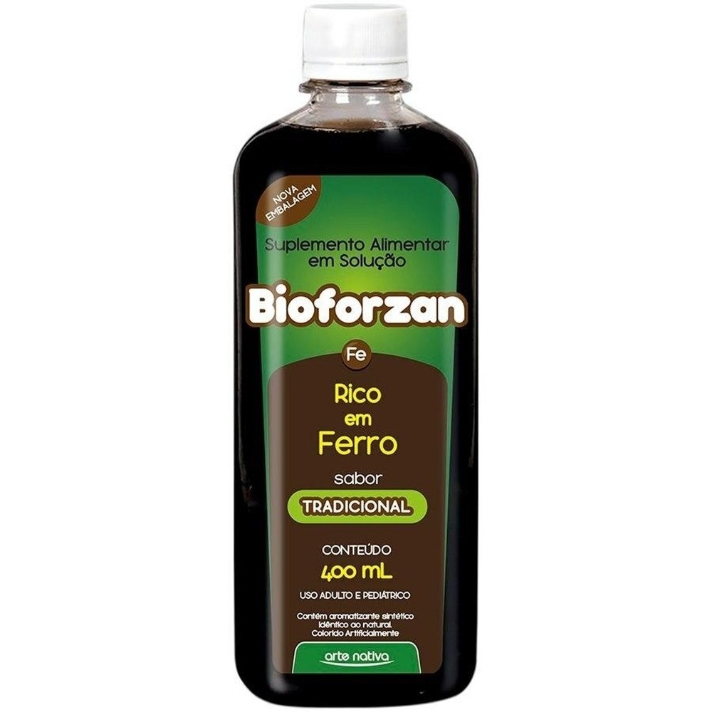 Bioforzan Rico Em Ferro Energia Apetite e Disposição 400ml