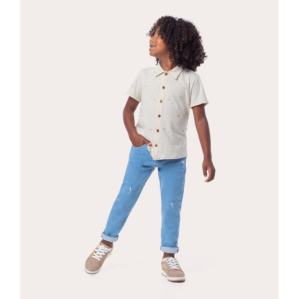 Camisa Infantil Menino Manga Curta Micro Estampas Em Algodão Malwee Kids em Oferta na Shopee