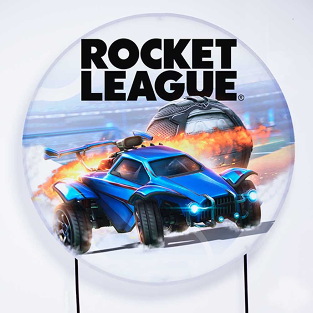 Kit Painéis de Festa Redondo e Trio de Capas de Cilindros Rocket League - Fera Print