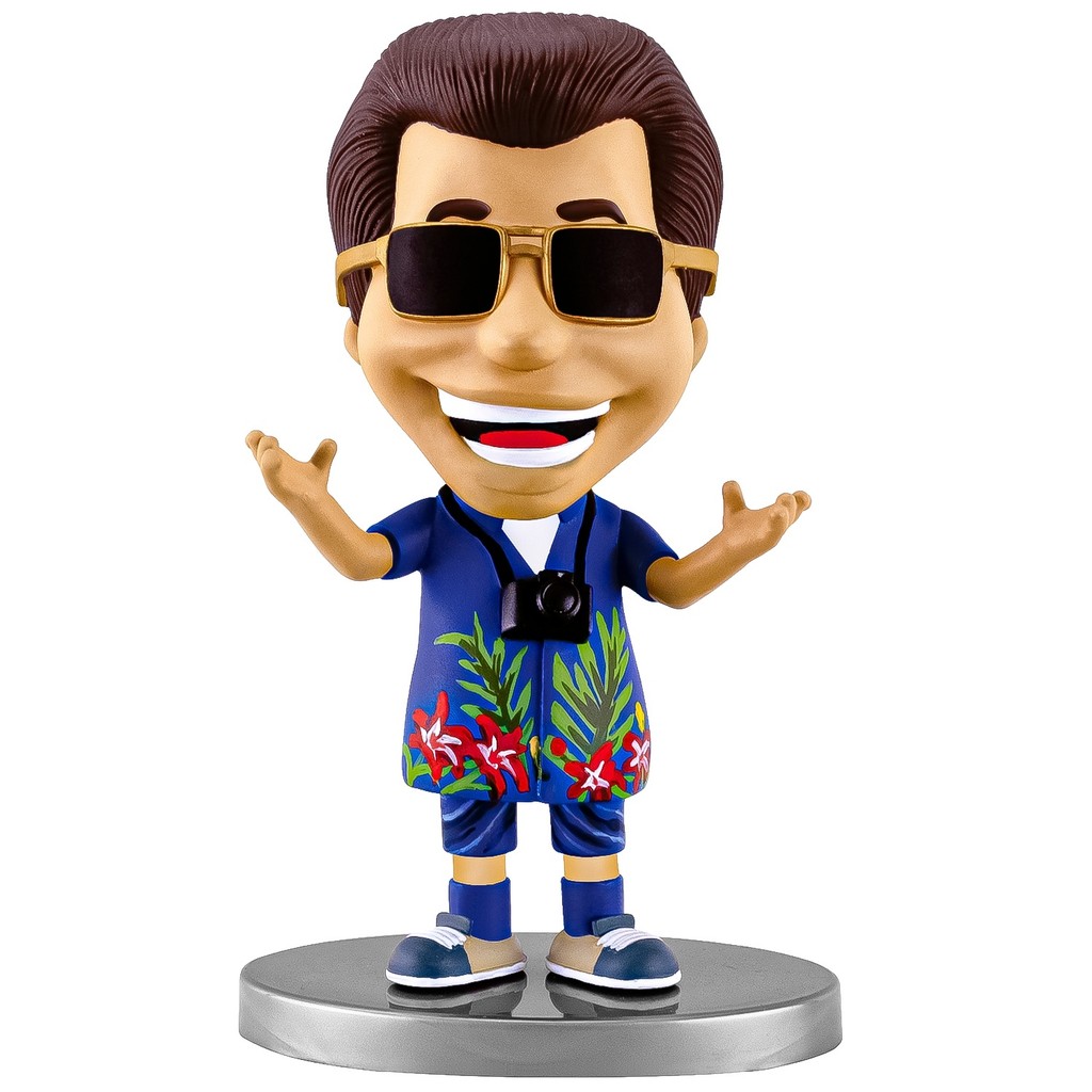 Silvio Santos Turista Boneco Fandom Box 090 Caixa Acrílica Decorativa - Líder Brinquedos