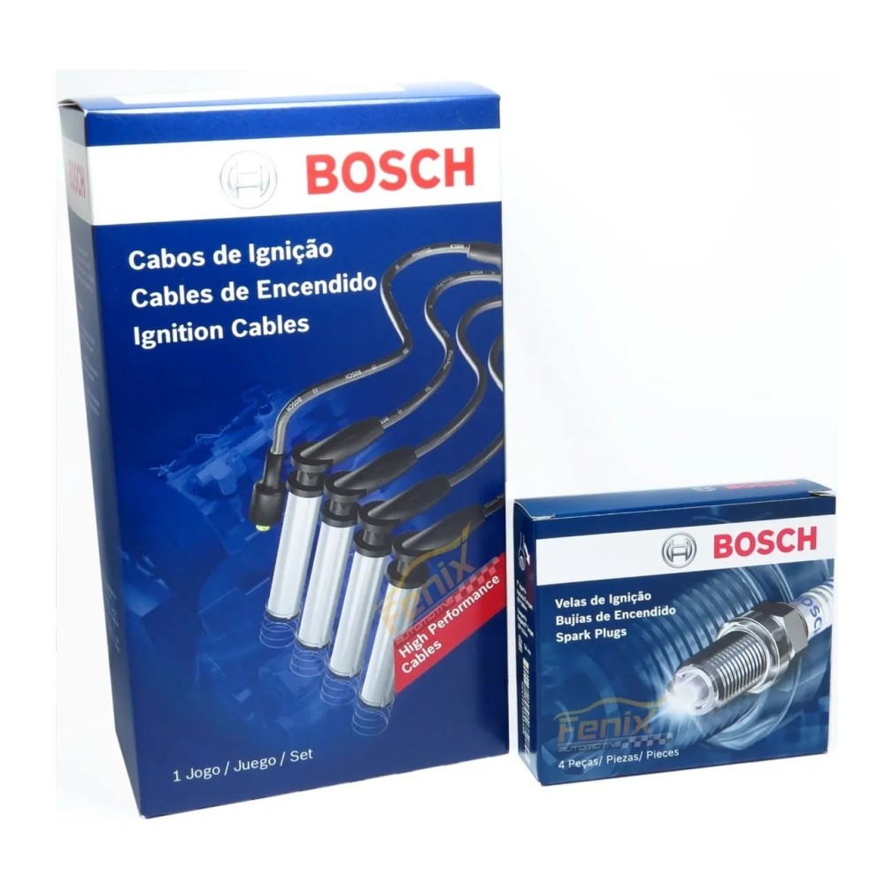Kit Jogo Cabos + Velas Gm Opala  caravan 2.5 4cc  Bosch orig