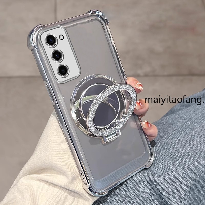 Capa Para samsung a25 a15 5g 2023 De Telefone À Prova De Choque 3D Suporte De Espelho De Maquiagem Nova Macia SJSFHZJ01