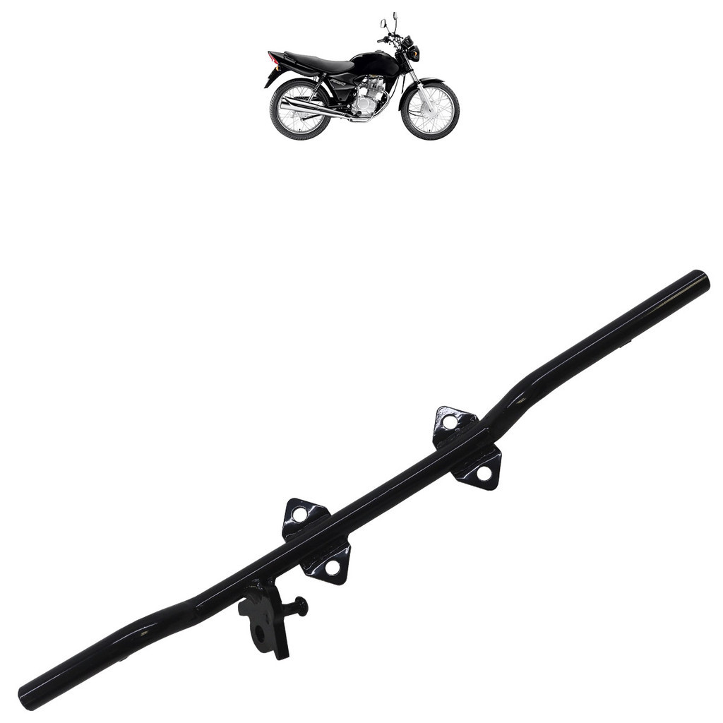 Estribo Pedal Apoio CG 125 Fan 2005 2006 2007 2008 Preto em Oferta na Shopee