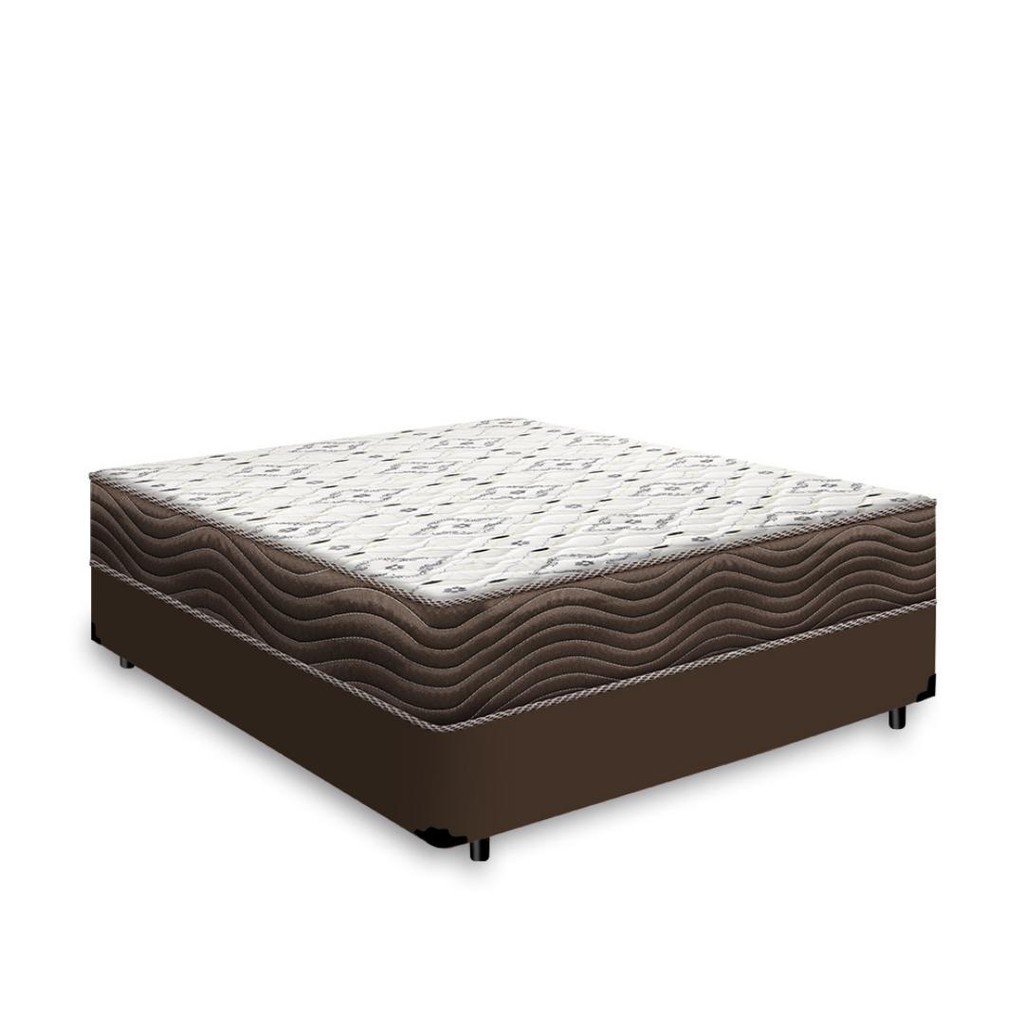 Cama Box com Colchão de de Espuma D45 Ortobom ISO 150 Viúva 128cm em Oferta na Shopee