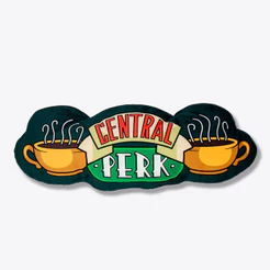 Almofada Formato Central Perk - Friends