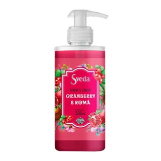 Sabonete Líquido Sveda Cranberry e Romã 500ml em Oferta na Shopee