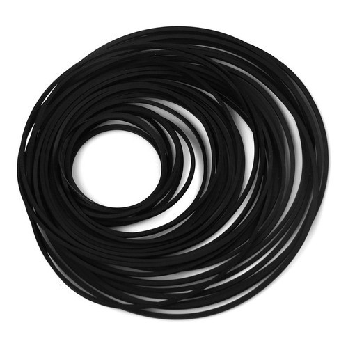 Kit 50 Peças  Correias Para Toca Fitas Tape Deck  Walkman CASSETE