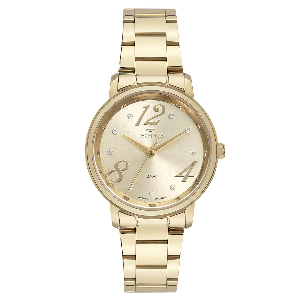 Relógio Technos Feminino Trend Dourado 2035mya/1d Promoção em Oferta na Shopee