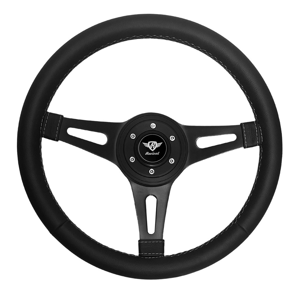 Volante Couro Classic Vw Fusca Buggy Bugre 1974 1975 1976