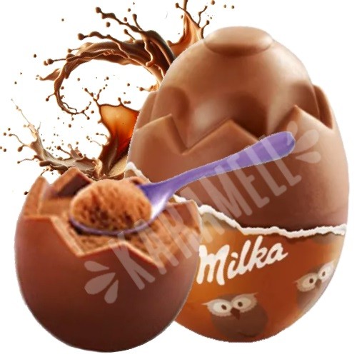 Ovinho Individual Milka Kakaocreme Loffel Marrom Alemanha