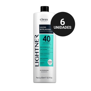 Kit Profissional Água Oxigenada Lightner 40 volumes (6x850ml) em Oferta na Shopee