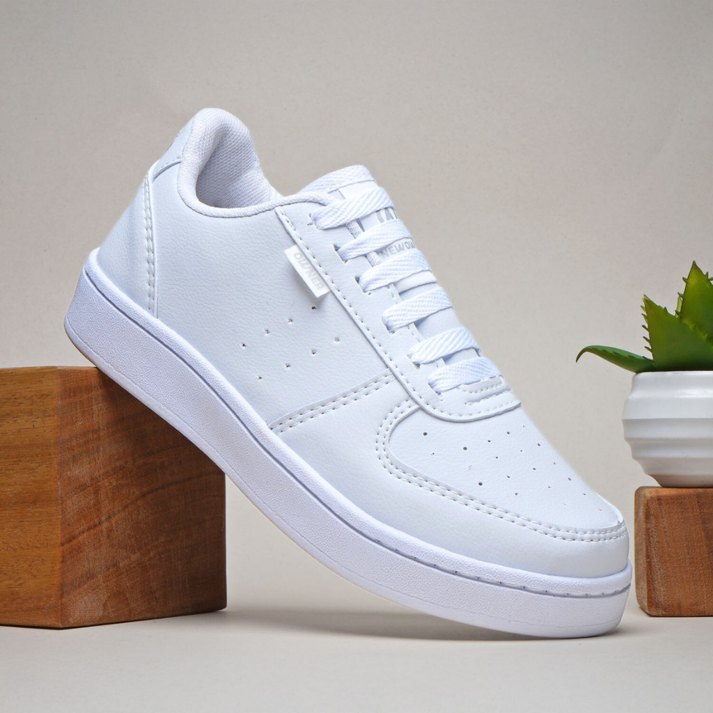 Tênis Urbano Masculino Branco Skate Macio 38 ao 43