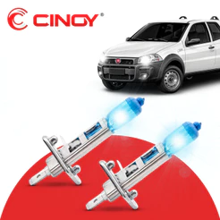 Par Lampada Super Branca H1 8500k Tipo Xenon 55w 12v Cinoy