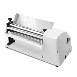 Cilindro de Massa Elétrico SARO Standard Cromado Antiaderente 40cm Inox e Aço 220V