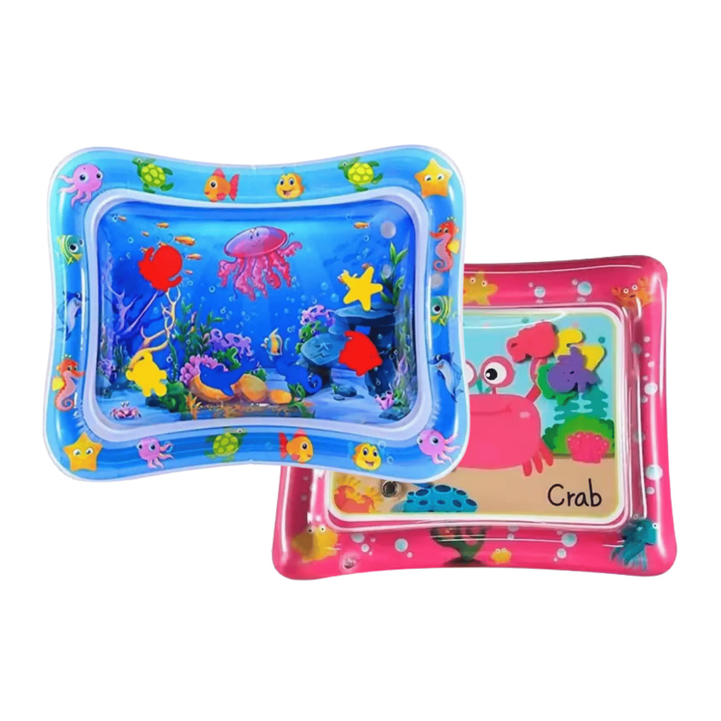 Tapete Infantil Bebê Inflável Água Atividades Sensorial Almofada Menino e Menina em Oferta na Shopee