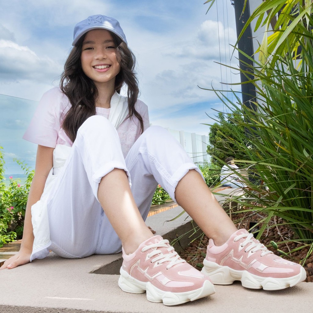 Tênis Infantil Feminino Menina Fashion W2514 WorldColors Rosa Nude em Oferta na Shopee