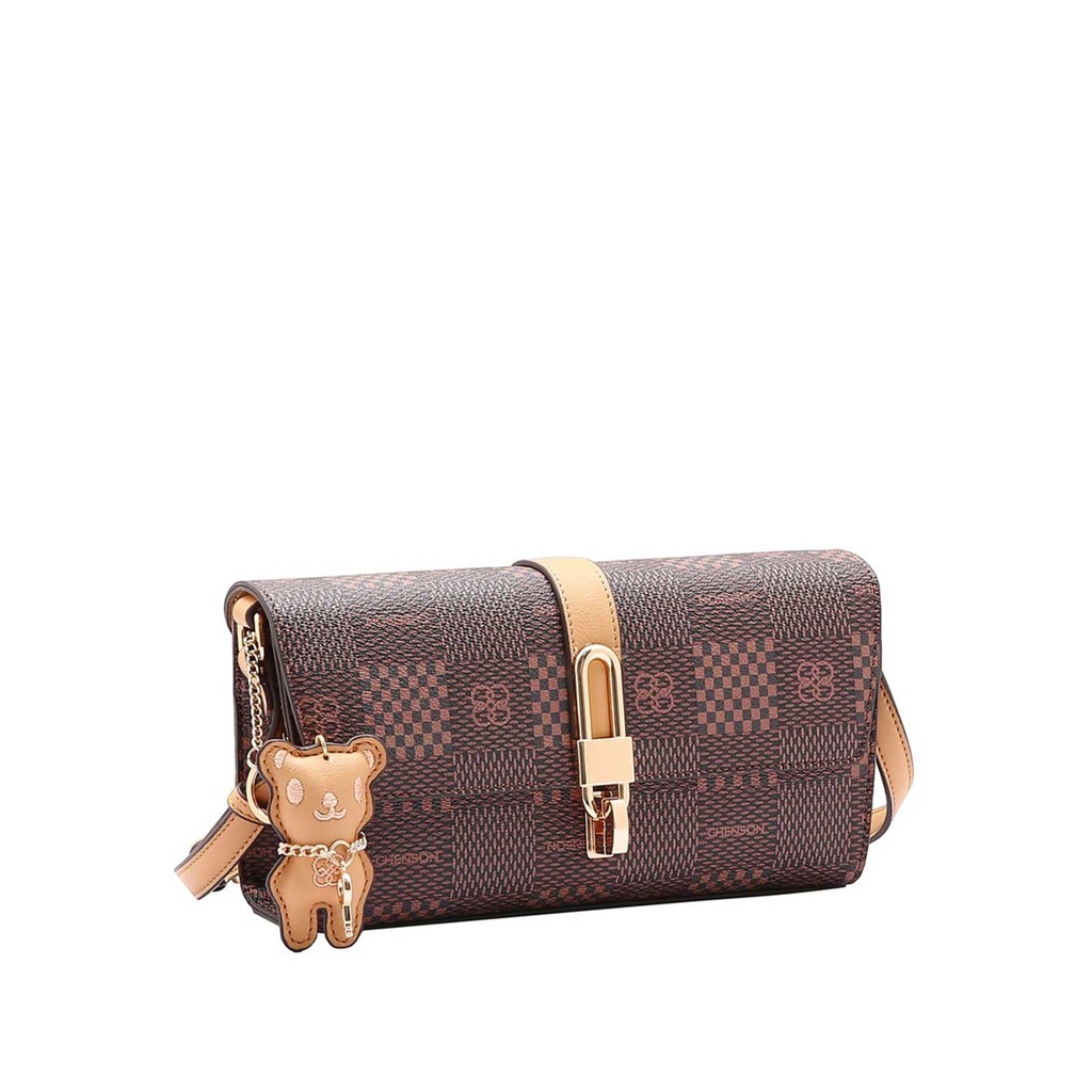 Detalhes do Bolsa Feminina Chenson Original Elemento Gráfico Transversal 3485098