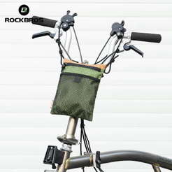 ROCKBROS Bicicleta Dobrável Frente Da Bolsa Torneira De Armazenamento De Veículo Elétrico Pendurado Span Oblíqua