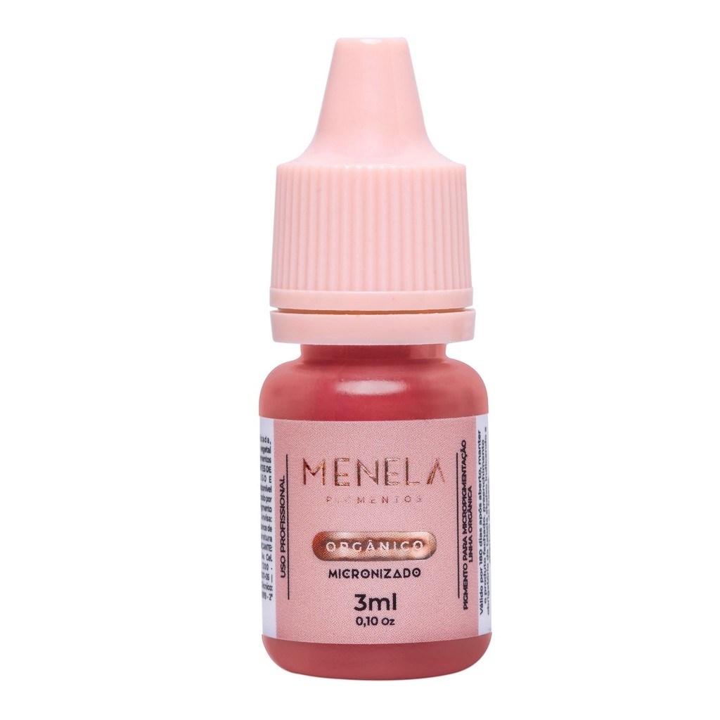 Pigmento Menela Miss Candy (Coral) 3ml - Orgânico Micropigmentação Labial
