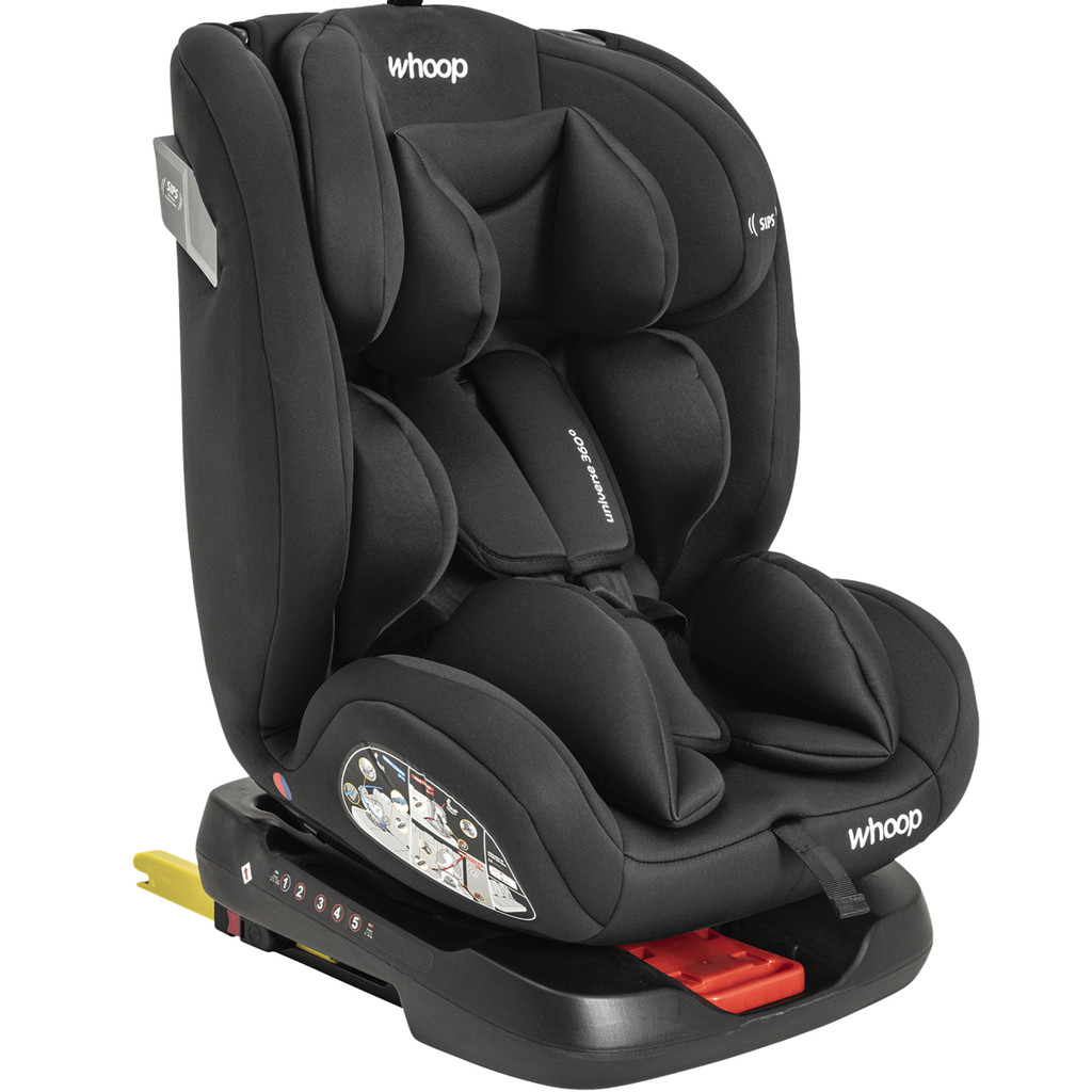 Cadeirinha para Carro Kiddo Universe 360 ISOFIX 0 a 36Kg Preta em Oferta na Shopee