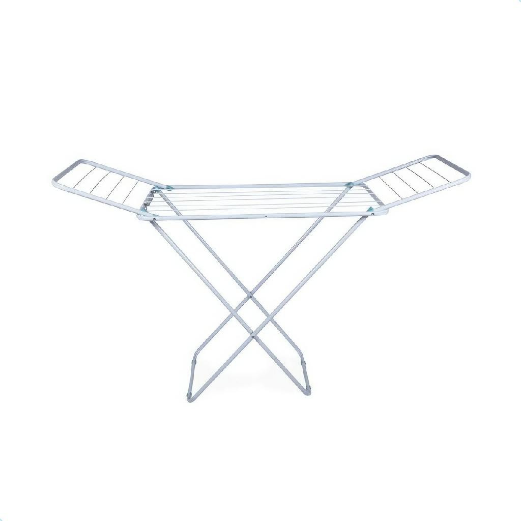 Varal De Pé Chão Aço Vários Tamanhos Reforçado Com Abas Extensor Retrátil Roupa Mor Alta Qualidade - Home & Living