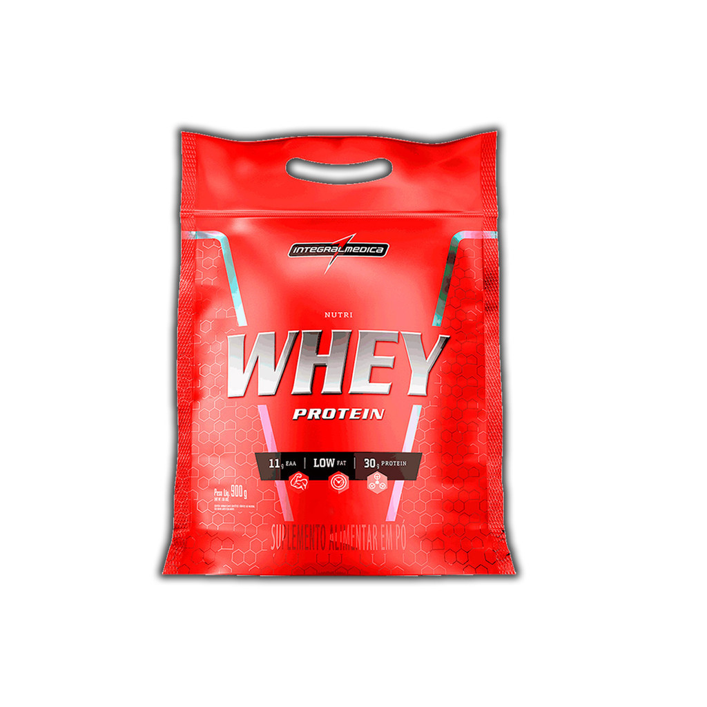 Nutri Whey Protein 900g Refil Concentrado Hipercalorico - Integralmedica