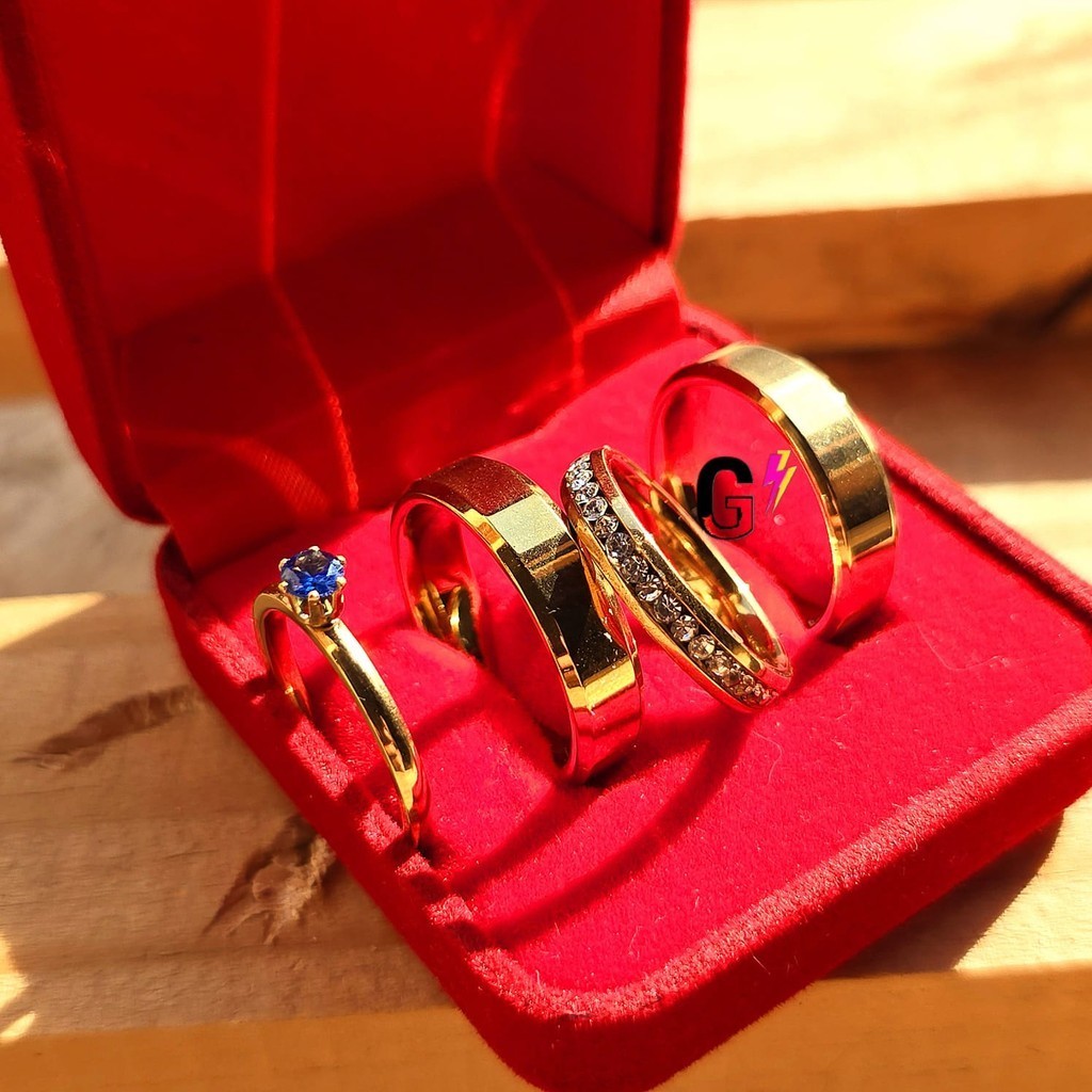 Par de alincas 6mm banhada a ouro 18k Chanfrada + Gravação + Solitário e Aparador (COD-106)