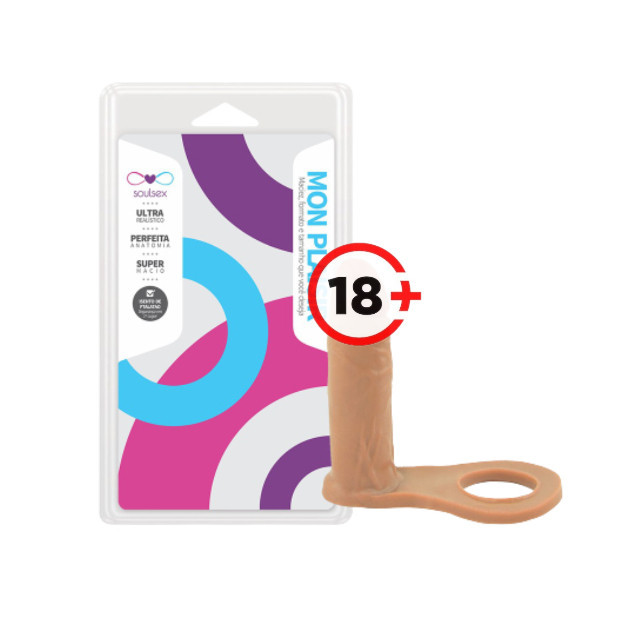 Anel companheiro Dupla Penetração 11cm Sex Shop em Oferta na Shopee