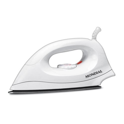 Ferro de Passar a Seco Base de Alumínio Salva Botões FSN-55-W Mondial em Oferta na Shopee