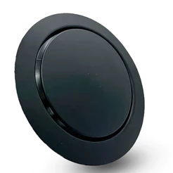 Ralo Click Inteligente 15cm Preto Banheiro Veda Cheiro Redondo