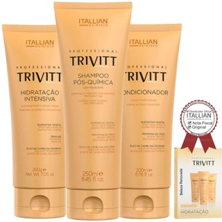 Kit Home Care C/ Leave-In Hidratante Trivitt 3 Itens em Oferta na Shopee