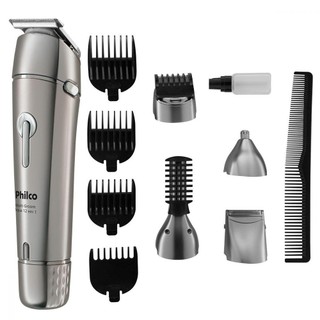 Aparador de Pelos Multi Groom Aqua 12 em 1 Philco PAP03 Bivolt em Oferta na Shopee
