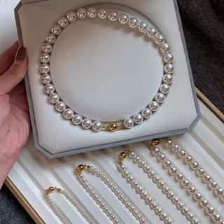 Colar De Pérolas Francês Para Mulheres 2024 Novo Fivela Magnética Cadeia De Clavícula Moda Acessórios De Verão Presente em Oferta na Shopee